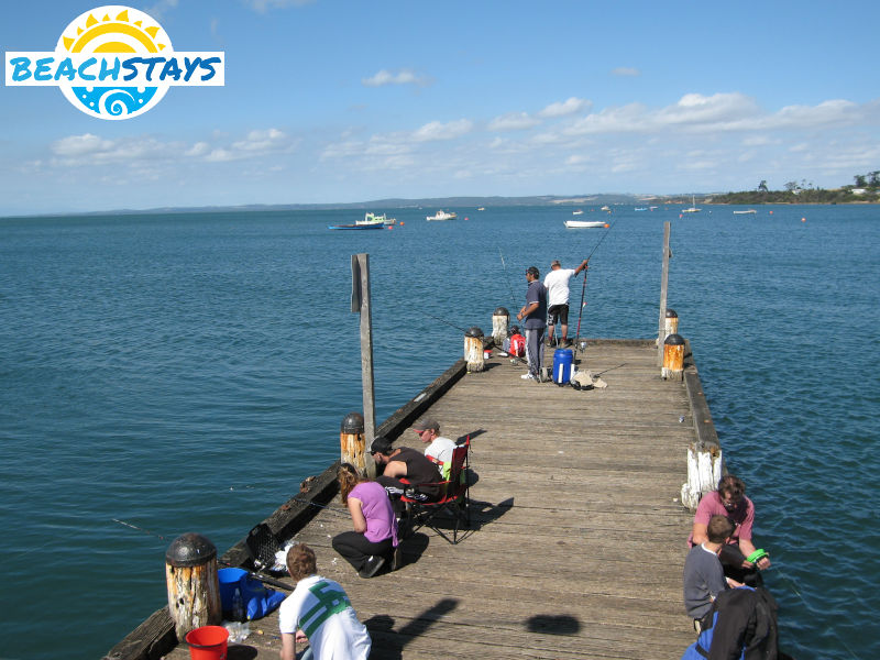 Fishing off Corinella jetty