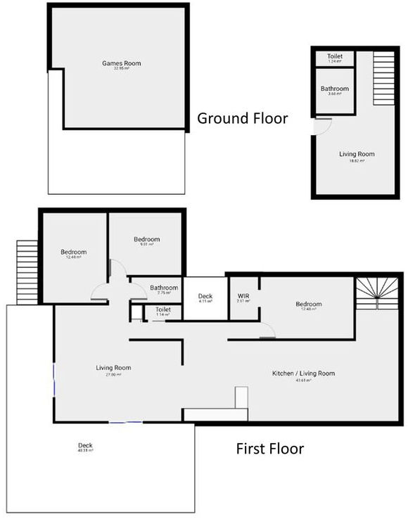 The Boat Ramp Getaway - Floor plan