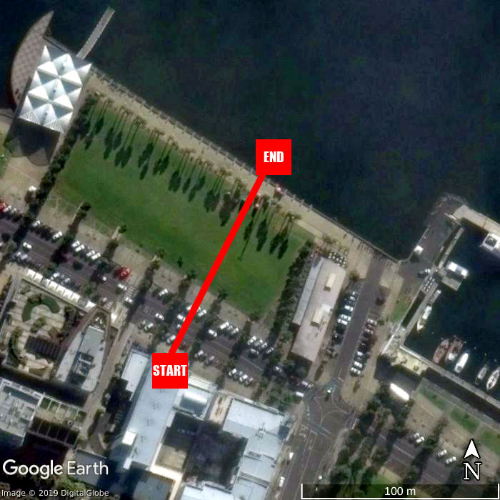 Beach walking map - Novotel Geelong