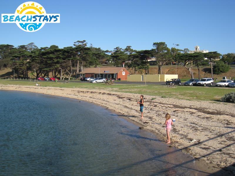 Beach at Portarlington Pier