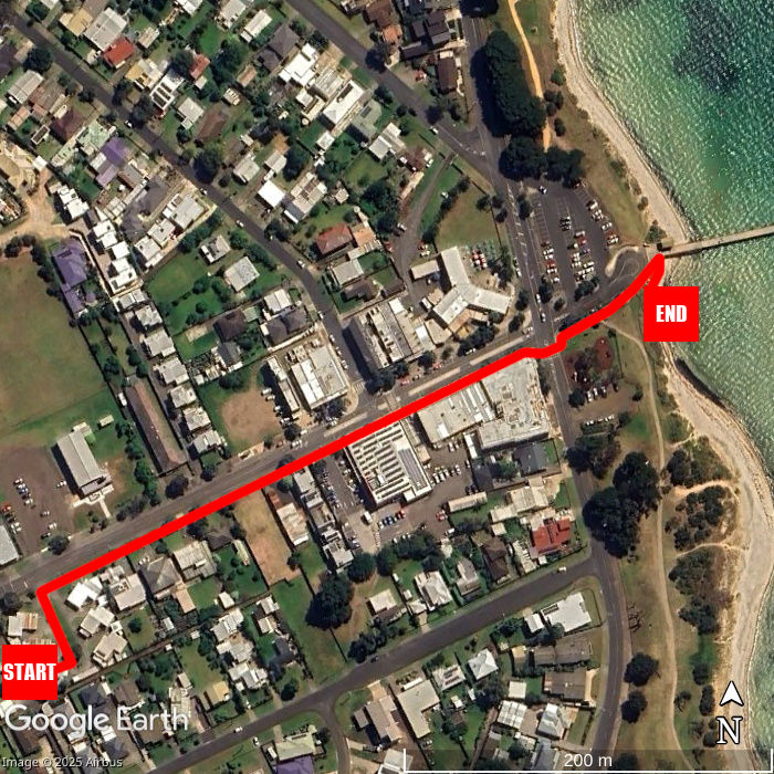 Beach walking map - Beachdoc