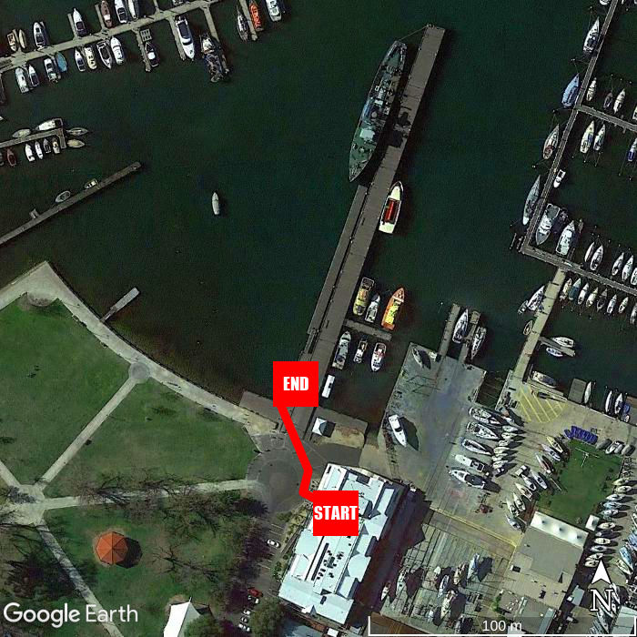 Beach walking map - Aligned Corporate Residences Williamstown