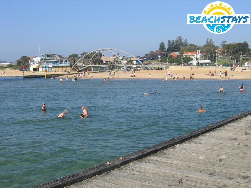 View towards Landmark Bridge from Frankston Pier