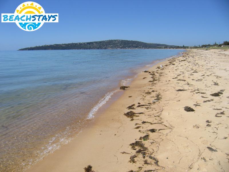 View along beach towards Mt Martha