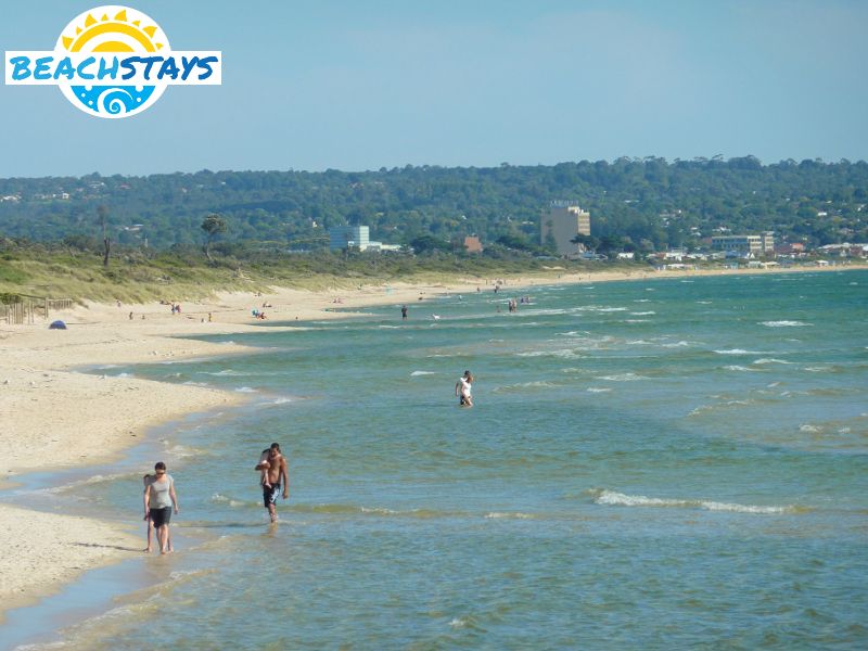 View along beach towards Frankston