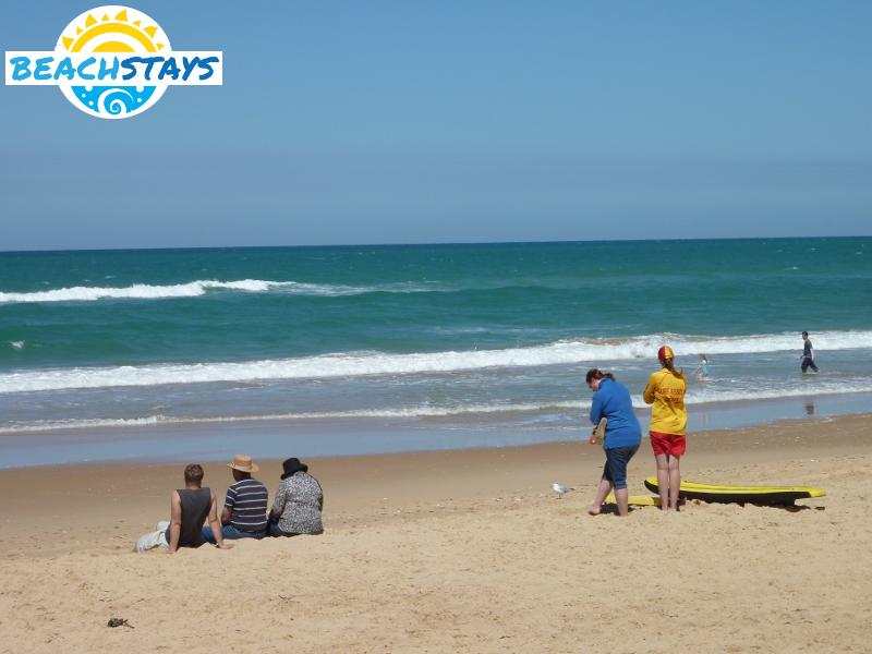 Beach in front of Seaspray surf lifesaving club