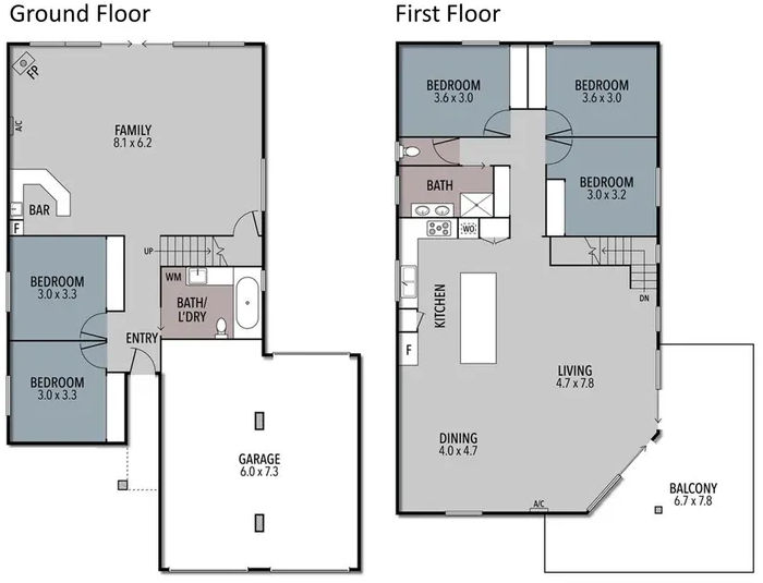 Sandy Feet Retreat - Floor plan