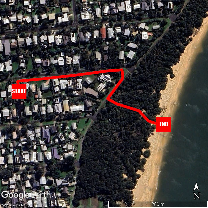 Beach walking map - Woolamai Waters