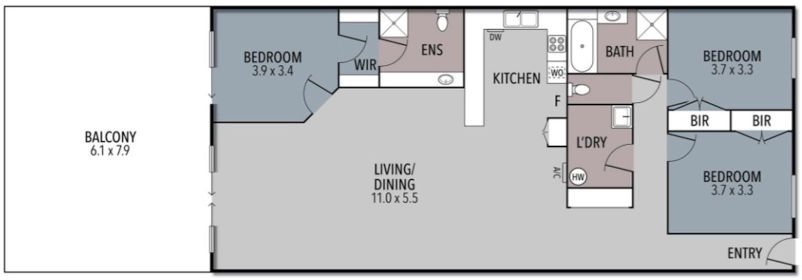 Beachfront Bliss - Floor plan