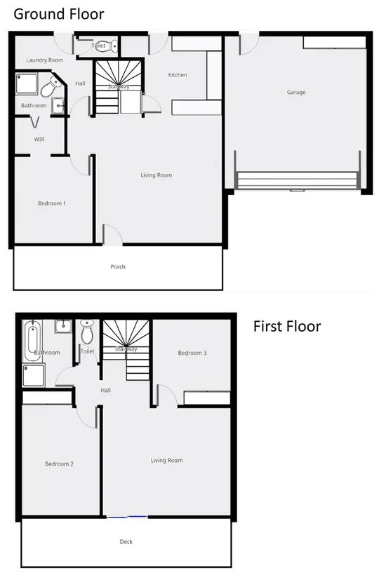 Beachside Bliss - Floor plan