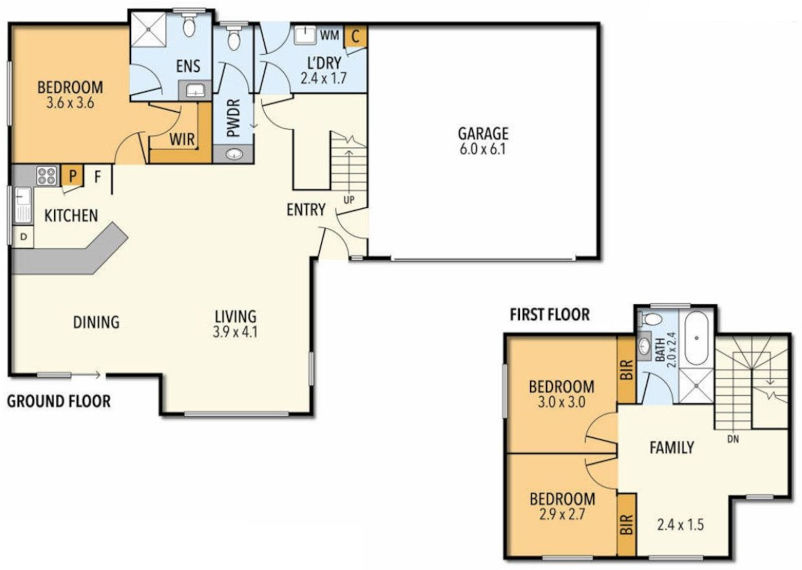 Tranquil Tides Cowes - Floor plan