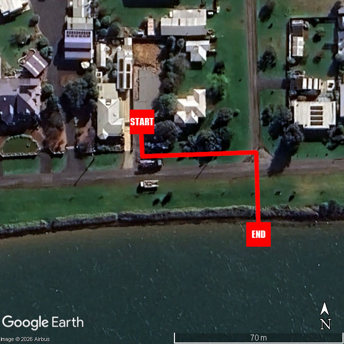 Beach walking map - Breach House Rhyll