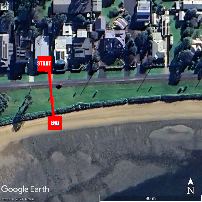 Beach walking map - Pukeko Beach House