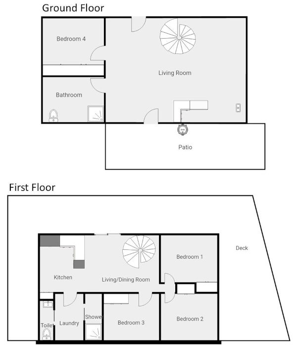 Retreat at Rhyll - Floor plan