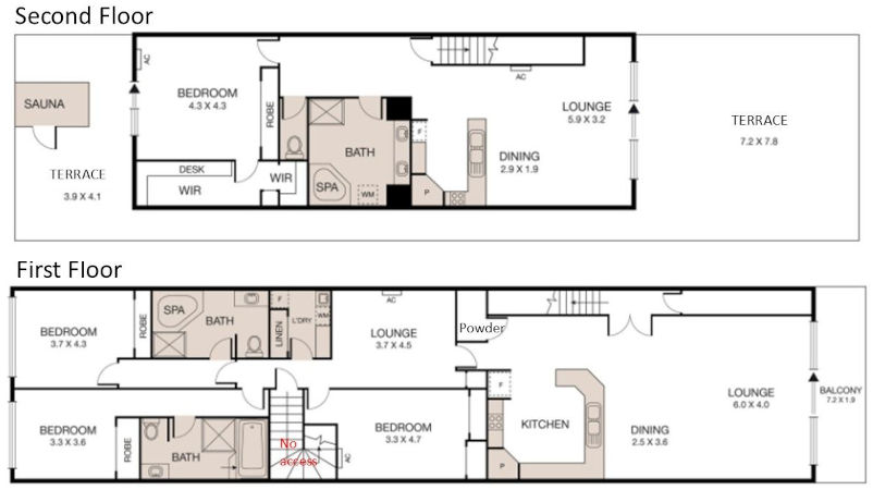 Rhyll Seaside Penthouse - Floor plan