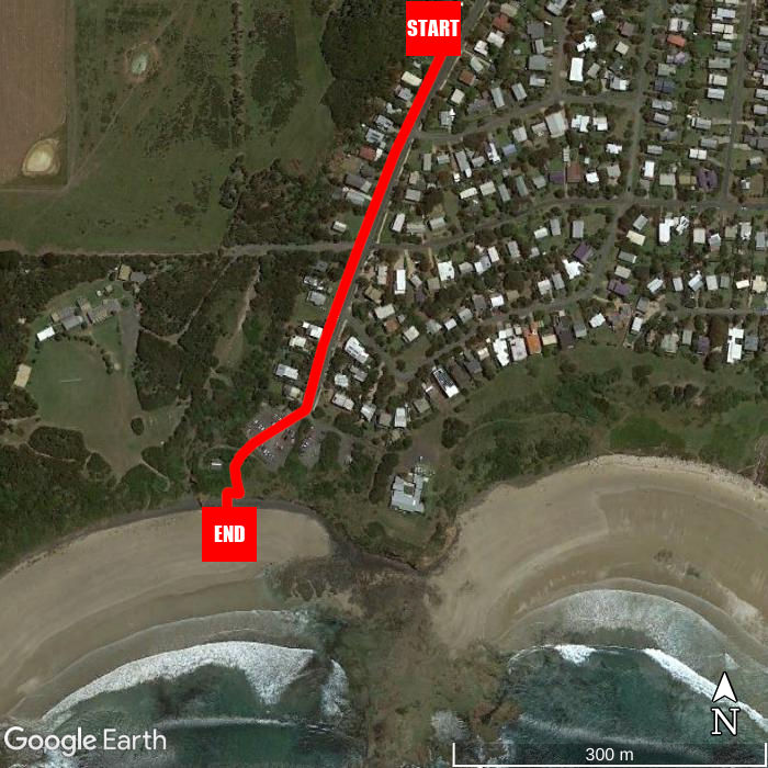 Beach walking map - Seanic at Smiths