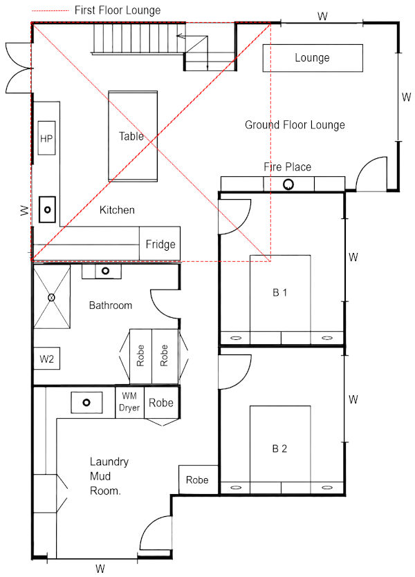 Poets Corner - Floor plan