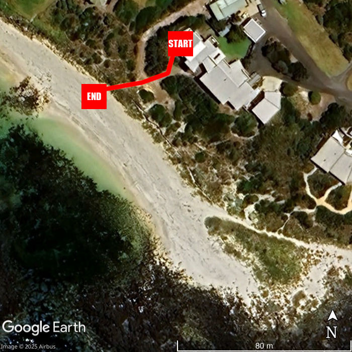 Beach walking map - Hearns Beachside Villa 1
