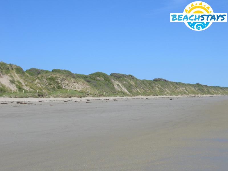 Sand dunes along the beach